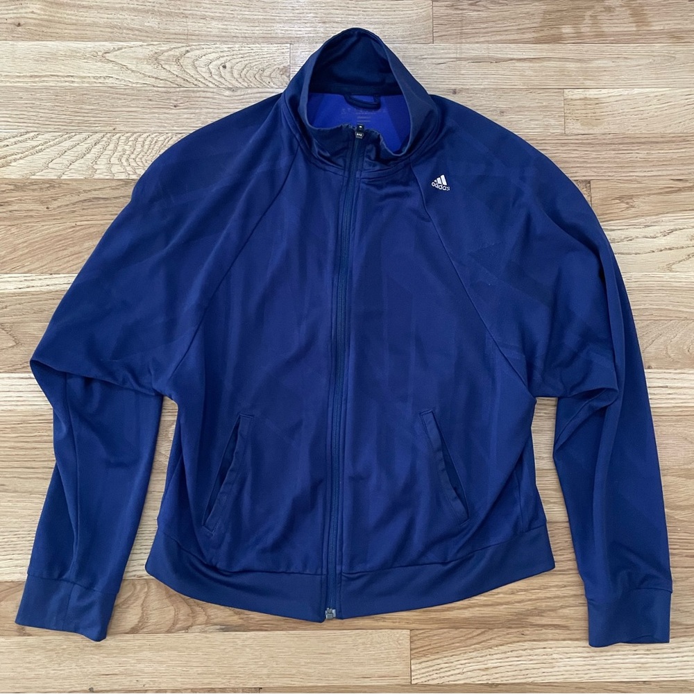 Adidas Climacool Women’s Navy Windbreaker Jacket size Small